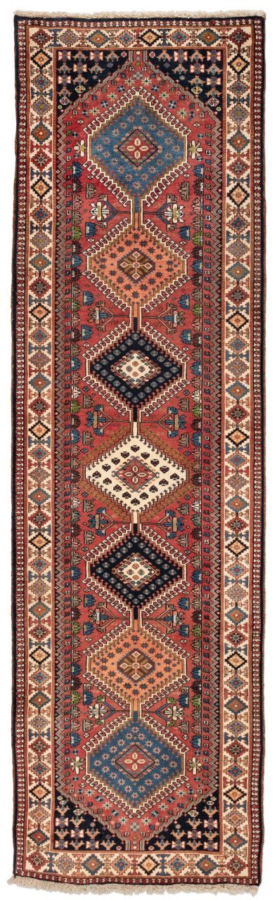 handgeknüpfter Orienteppich Aliabad aus Persien Maß 285x82 cm