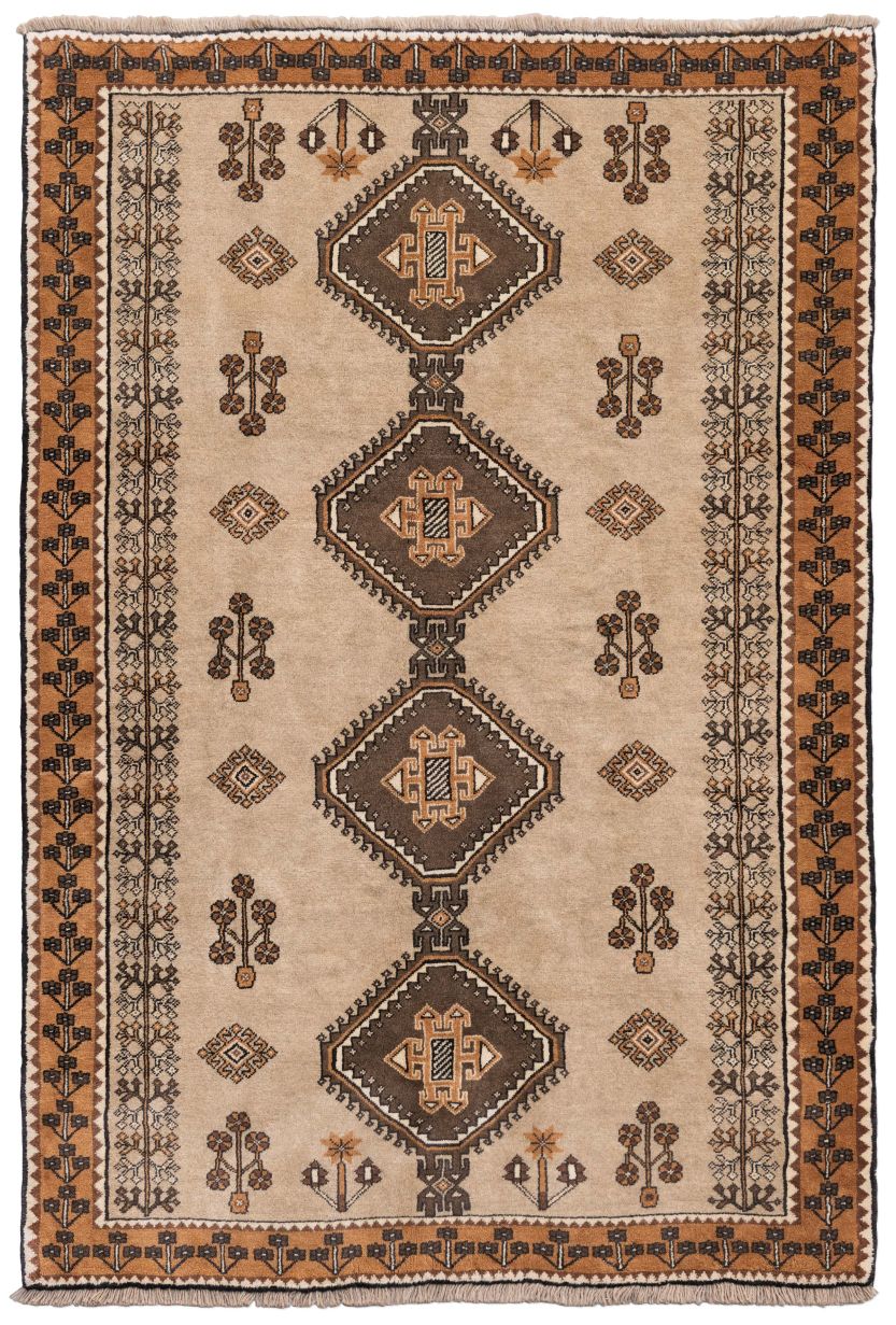 handgeknüpfter Orienteppich Amalehbaft aus Persien Maß 266x174 cm