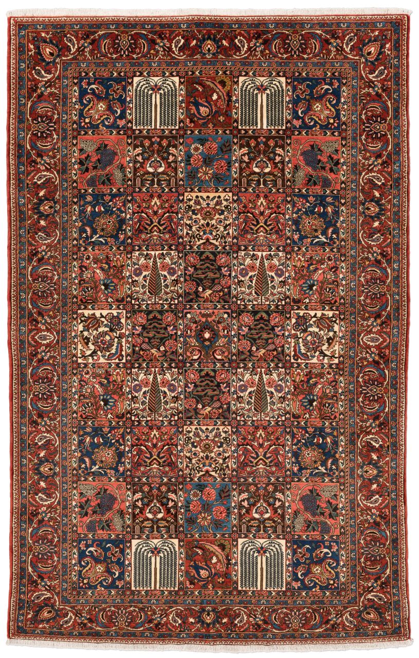 handgeknüpfter Orienteppich Bachtiar aus Persien Maß 242x158 cm