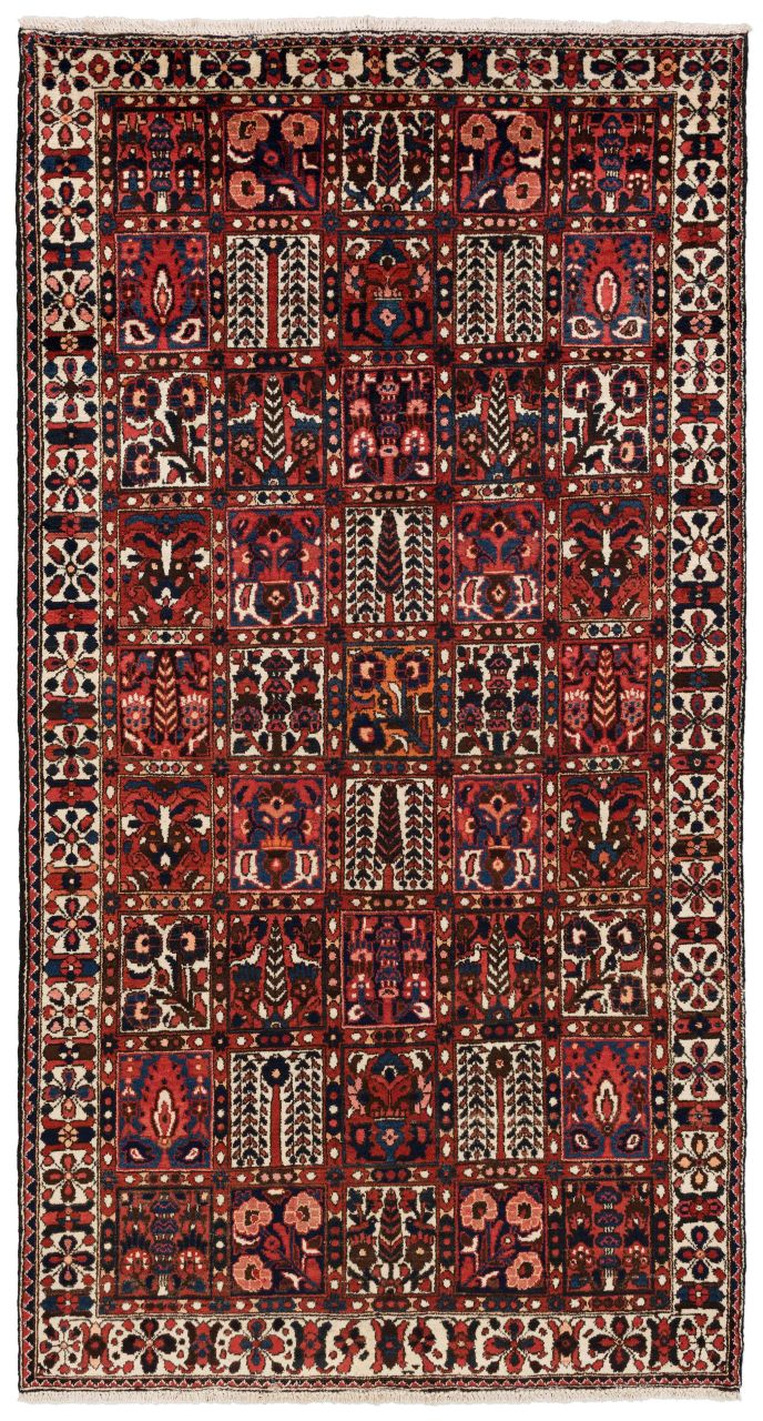 handgeknüpfter Orienteppich Bachtiar aus Persien Maß 307x163 cm
