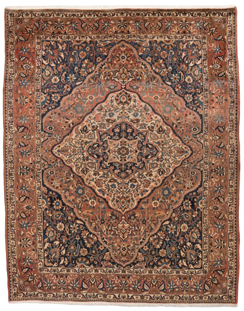 handgeknüpfter Orienteppich Bachtiar aus Persien Maß 341x274 cm