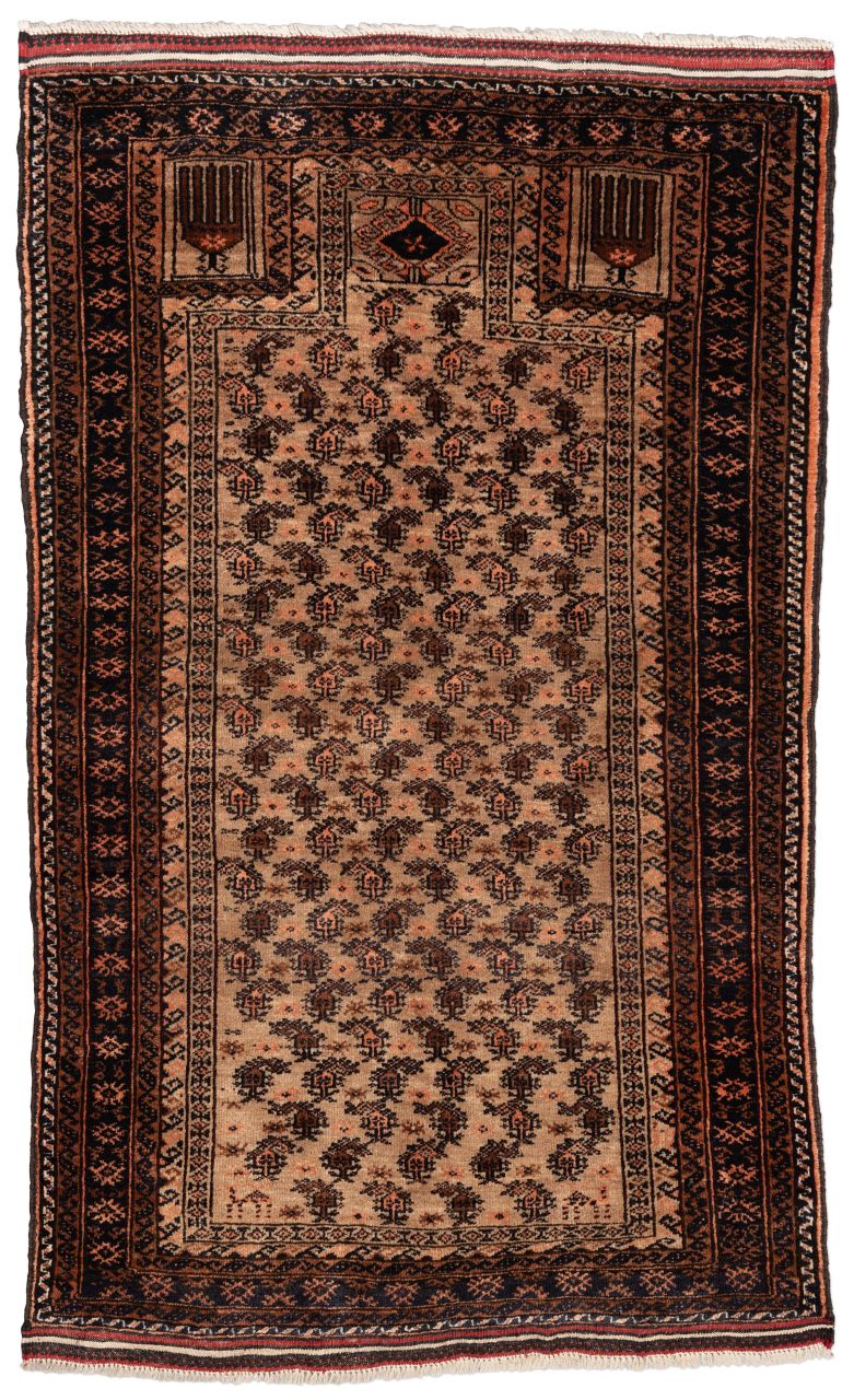 handgeknüpfter Orienteppich Belutch aus Persien Maß 137x86 cm