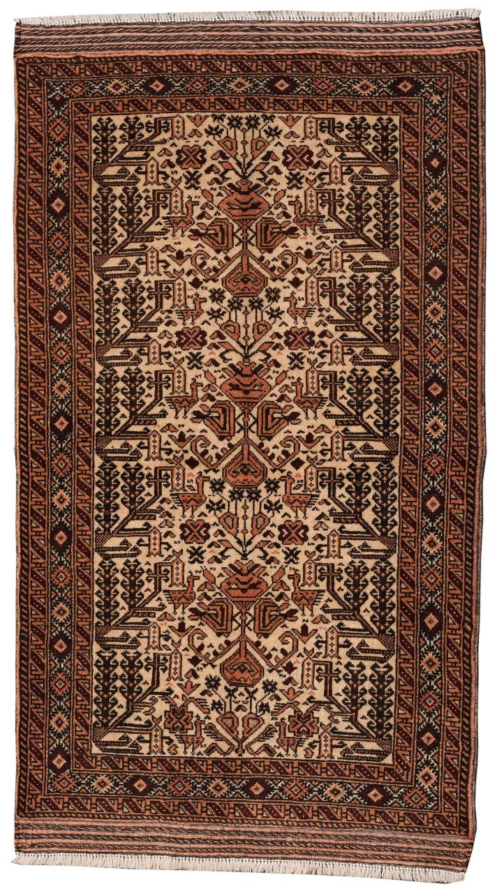 handgeknüpfter Orienteppich Belutch aus Persien Maß 142x79 cm