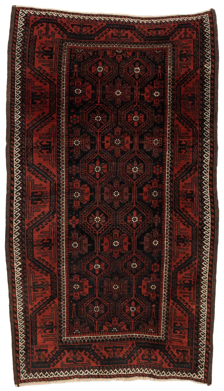handgeknüpfter Orienteppich Belutch aus Persien Maß 160x94 cm