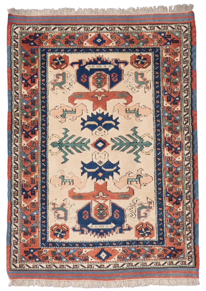 handgeknüpfter Orienteppich Bergamo aus Türkei Maß 126x91 cm