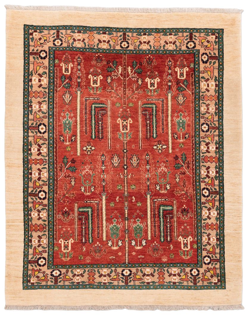 handgeknüpfter Orienteppich Bidjar-Gerus aus Persien Maß 192x154 cm