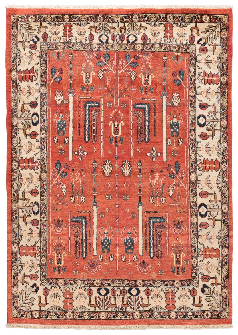 handgeknüpfter Orienteppich Bidjar-Gerus aus Persien Maß 201x142 cm