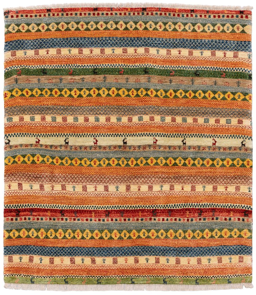 handgeknüpfter Orienteppich Bidjar-Novum aus Persien Maß 130x117 cm