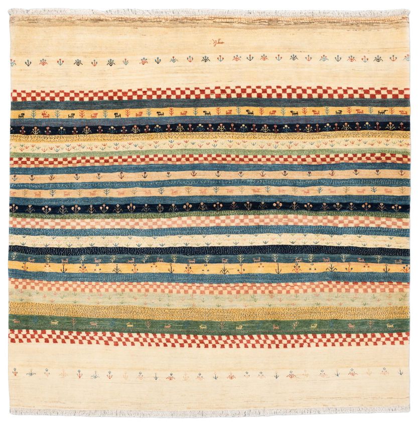 handgeknüpfter Orienteppich Bidjar-Novum aus Persien Maß 188x190 cm