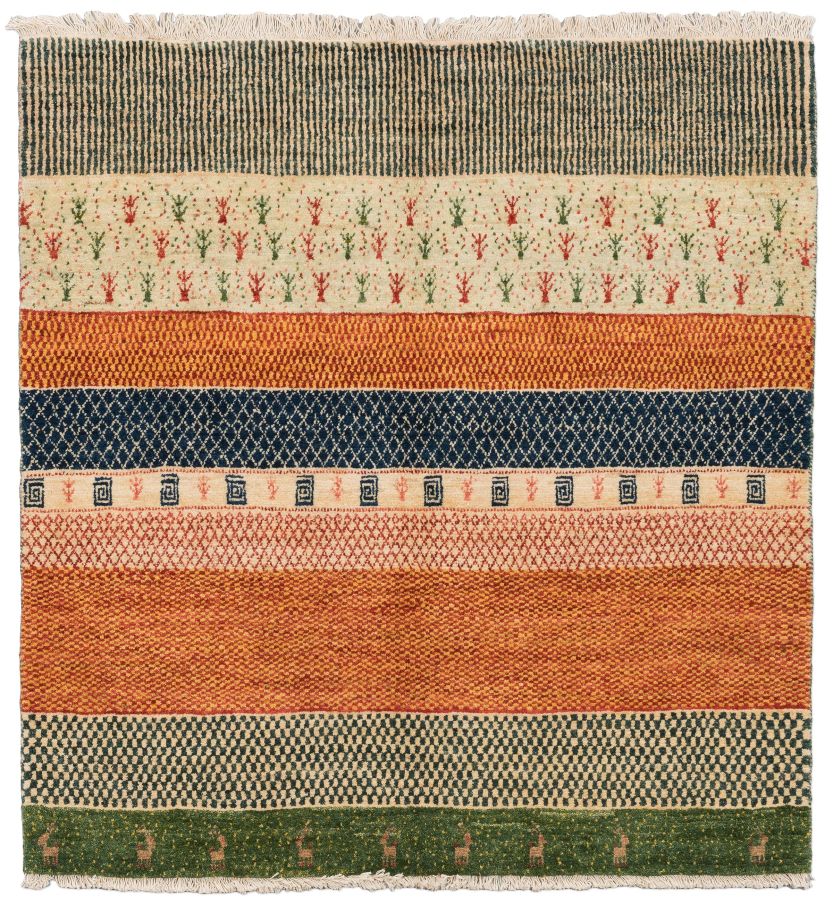 handgeknüpfter Orienteppich Bidjar-Novum aus Persien Maß 95x90 cm