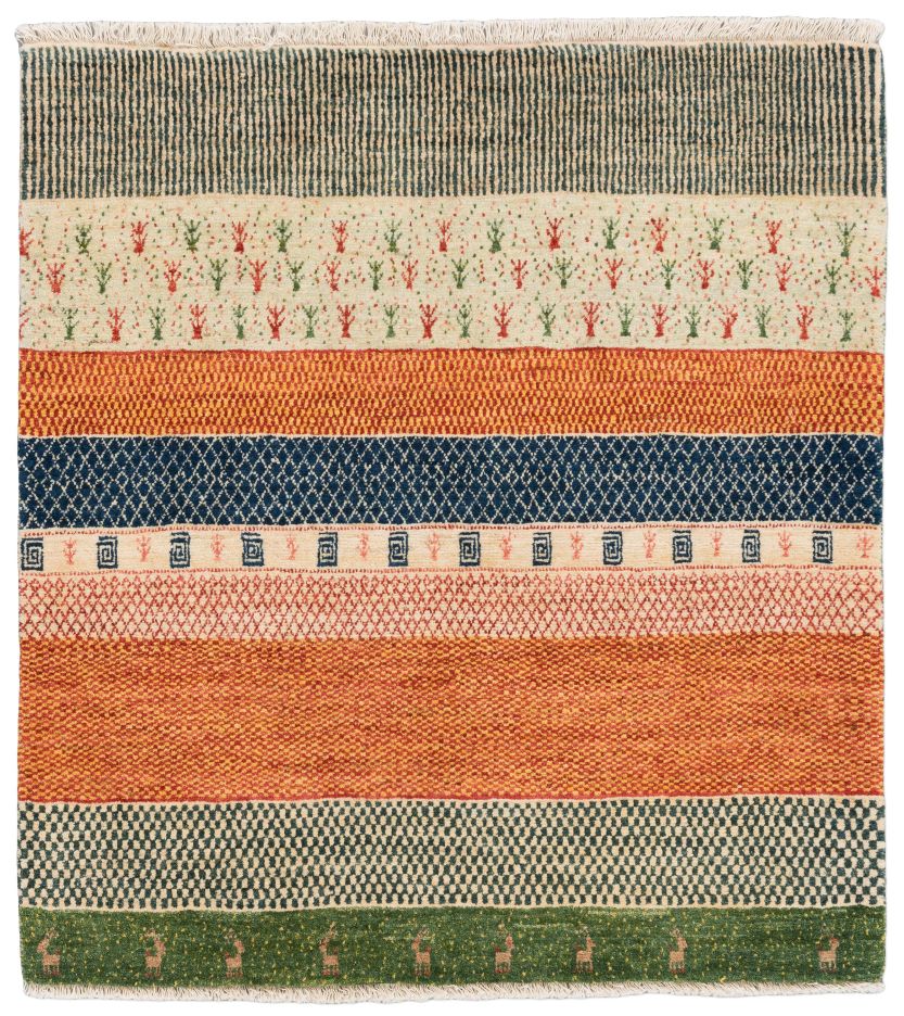 handgeknüpfter Orienteppich Bidjar-Novum aus Persien Maß 95x90 cm