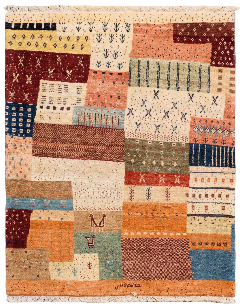 handgeknüpfter Orienteppich Bidjar-Novum aus Persien Maß 99x80 cm