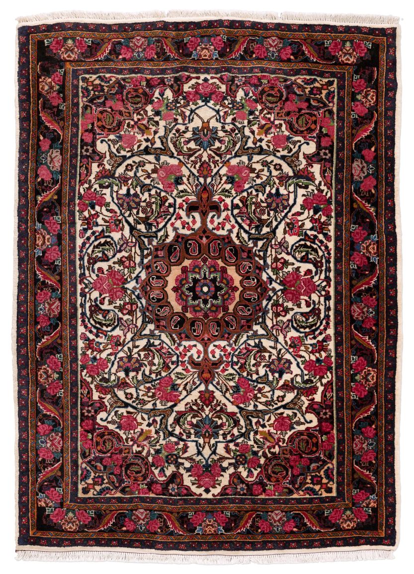 handgeknüpfter Orienteppich Bidjar aus Persien Maß 161x115 cm