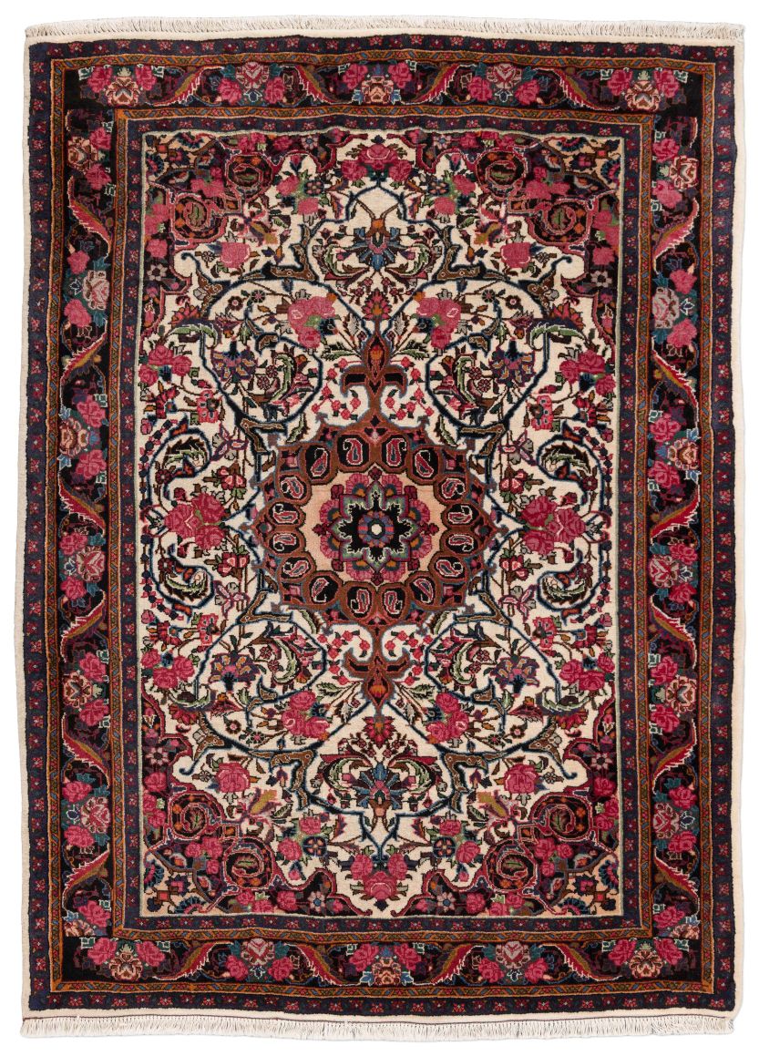 handgeknüpfter Orienteppich Bidjar aus Persien Maß 161x115 cm
