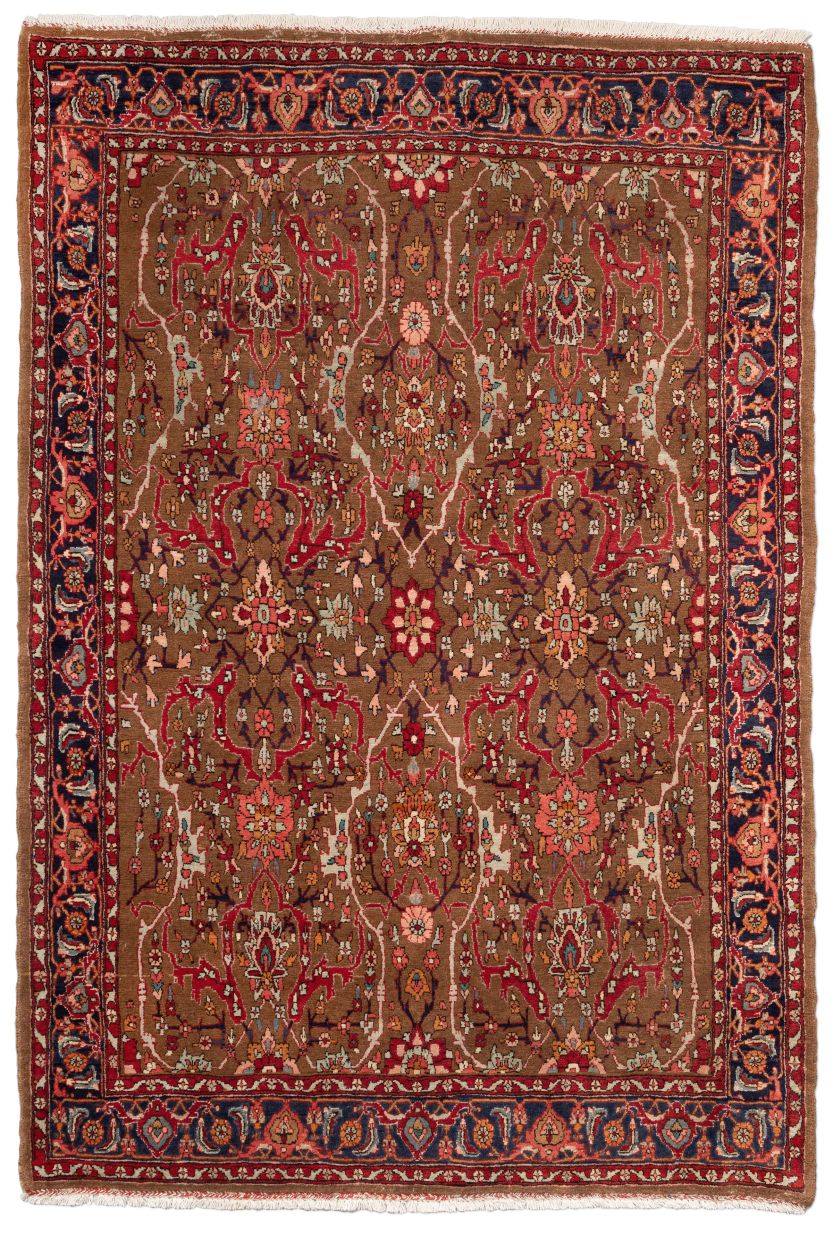 handgeknüpfter Orienteppich Bidjar aus Persien Maß 166x114 cm