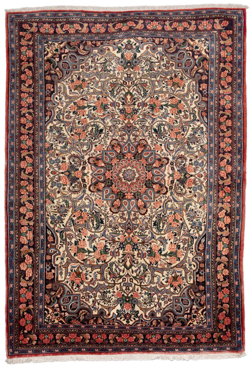 handgeknüpfter Orienteppich Bidjar aus Persien Maß 203x141 cm