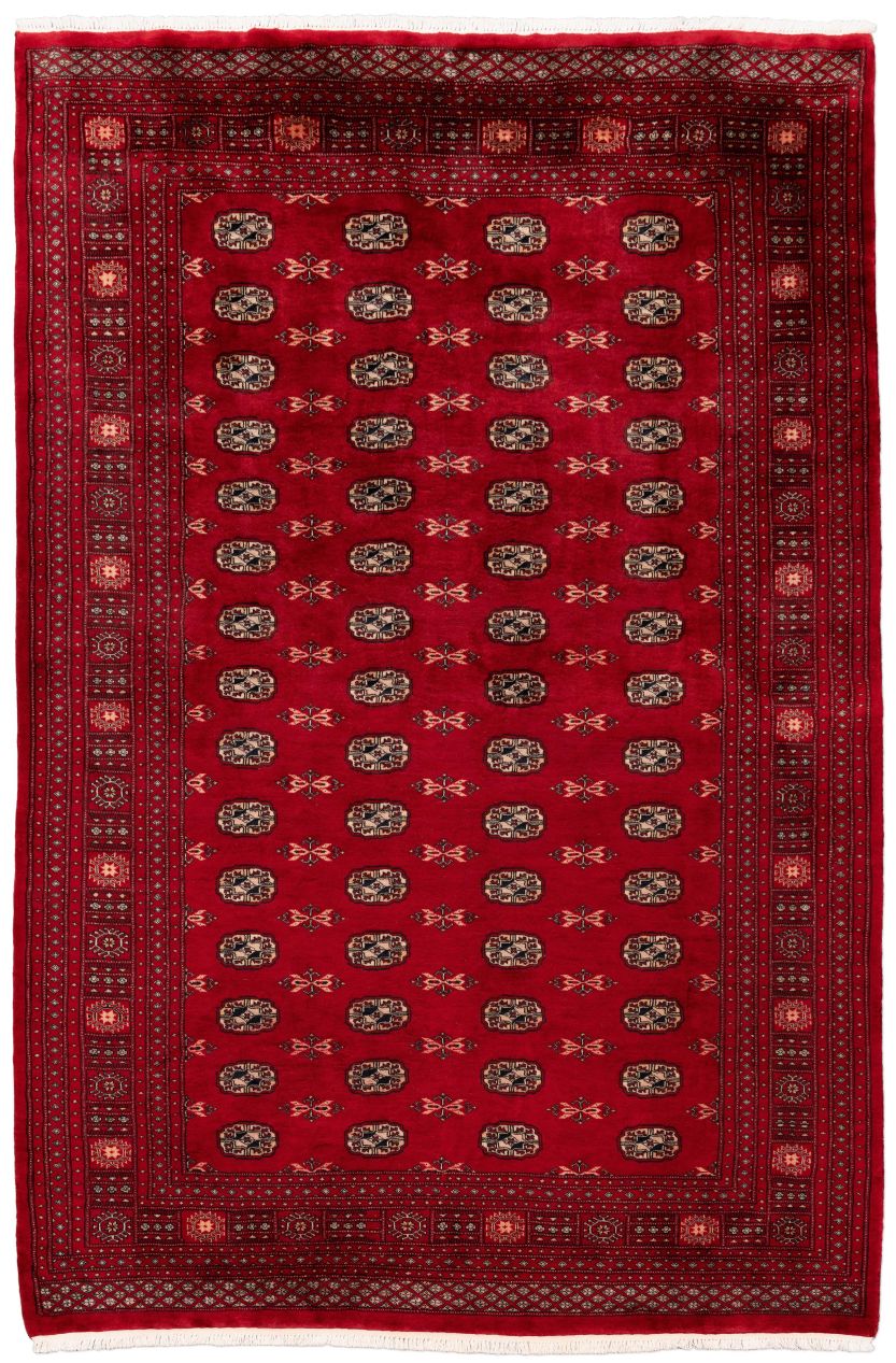 handgeknüpfter Orienteppich Bochara aus Pakistan Maß 303x200 cm