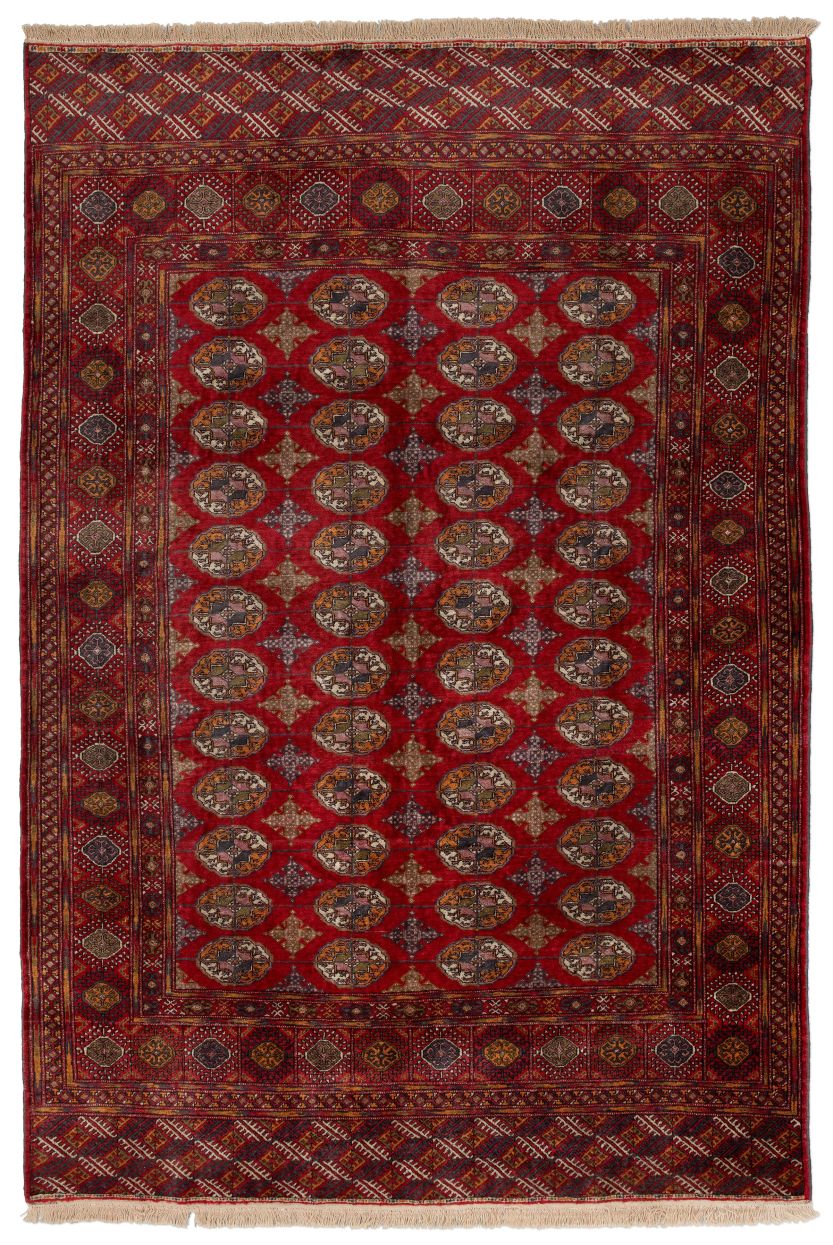 handgeknüpfter Orienteppich Bochara aus Turkmenistan Maß 266x181 cm
