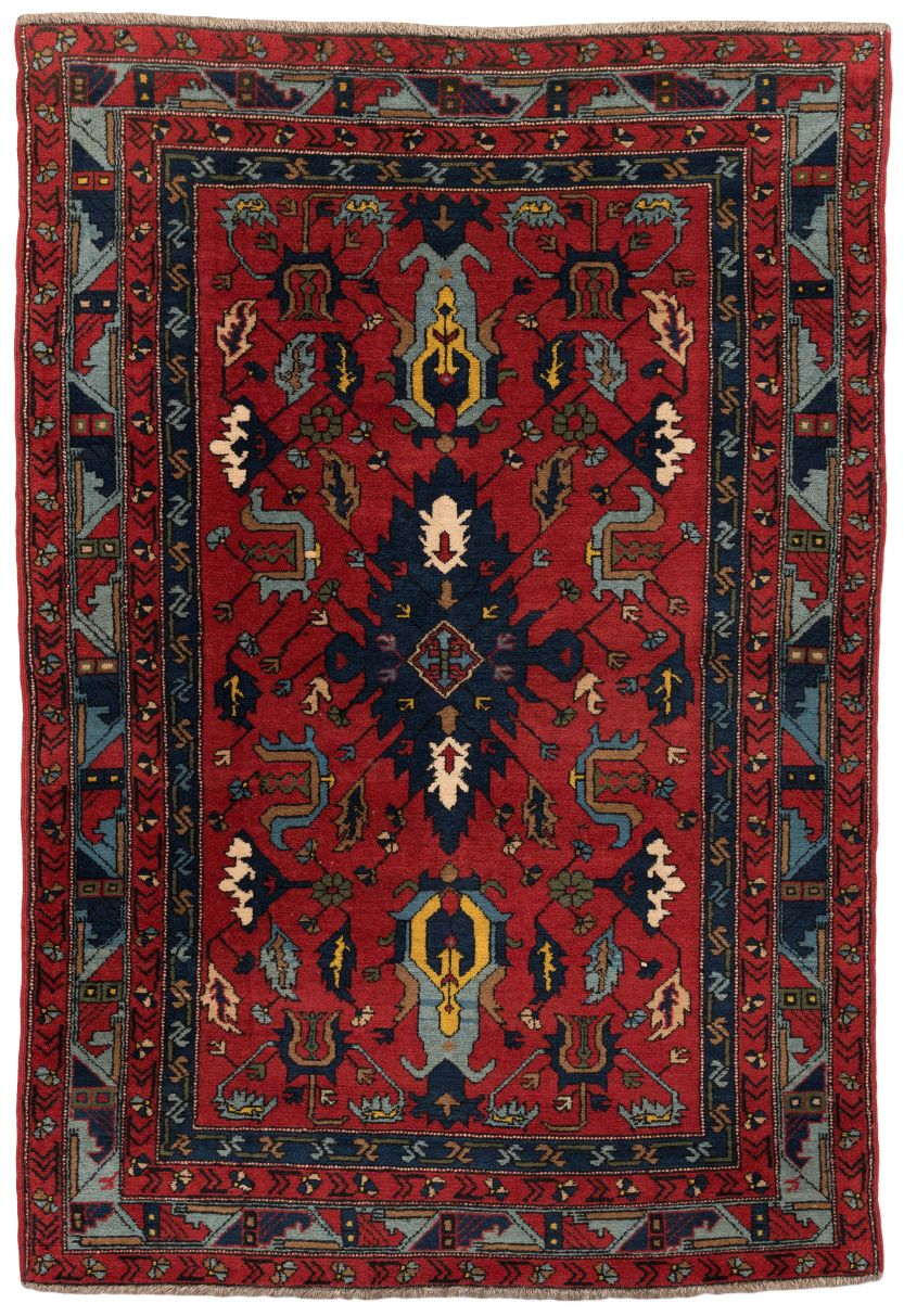 handgeknüpfter Orienteppich Derbent aus Dagestan Maß 190x131 cm