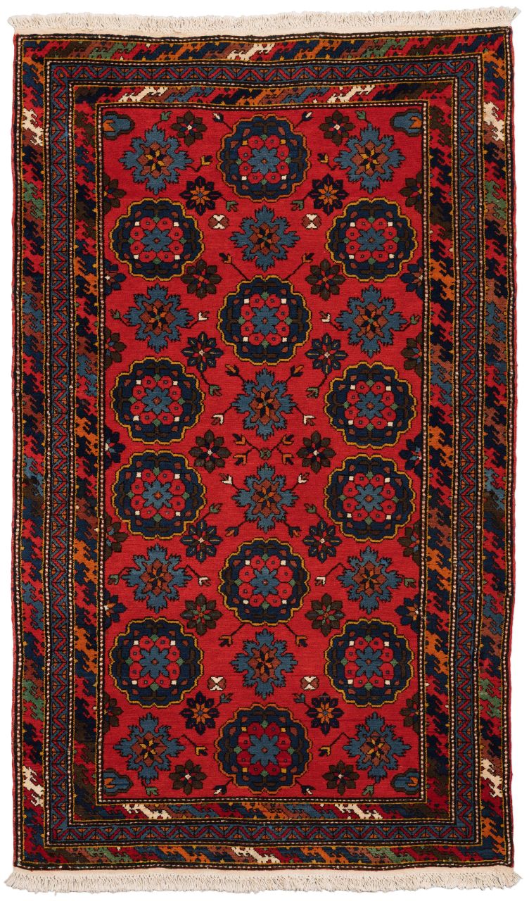 handgeknüpfter Orienteppich Derbent aus Dagestan Maß 204x123 cm