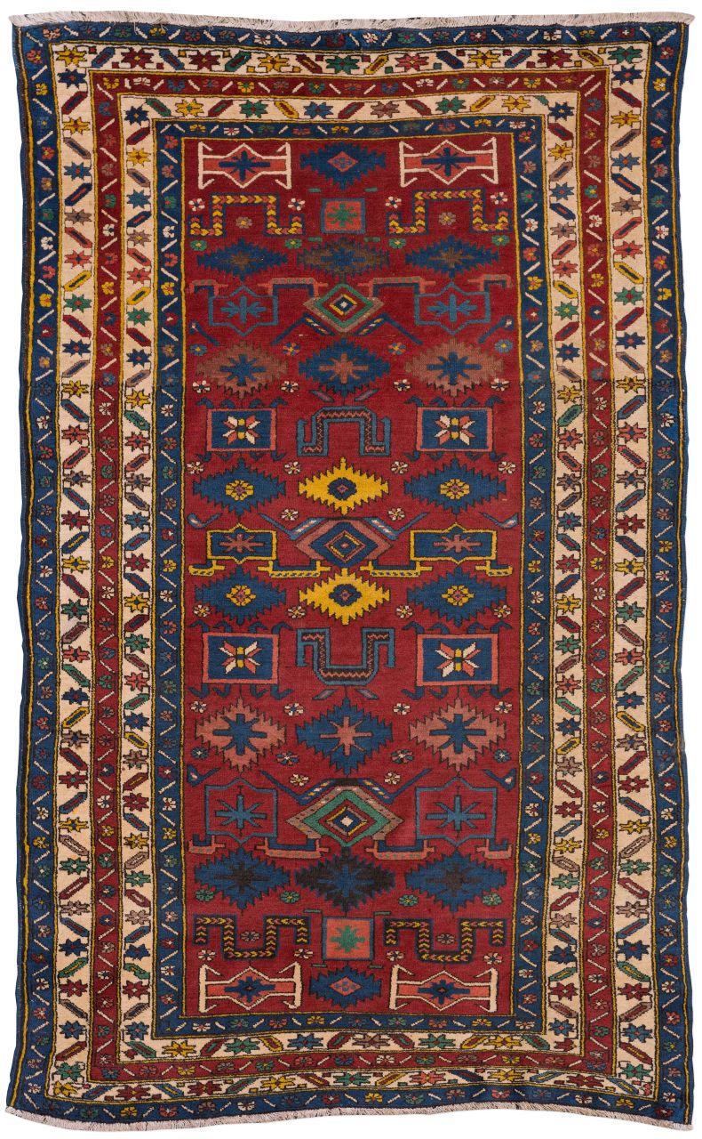 handgeknüpfter Orienteppich Derbent aus Dagestan Maß 215x136 cm