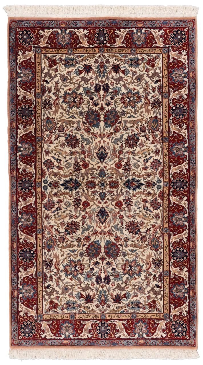 handgeknüpfter Orienteppich Essfahan aus China Maß 166x95 cm