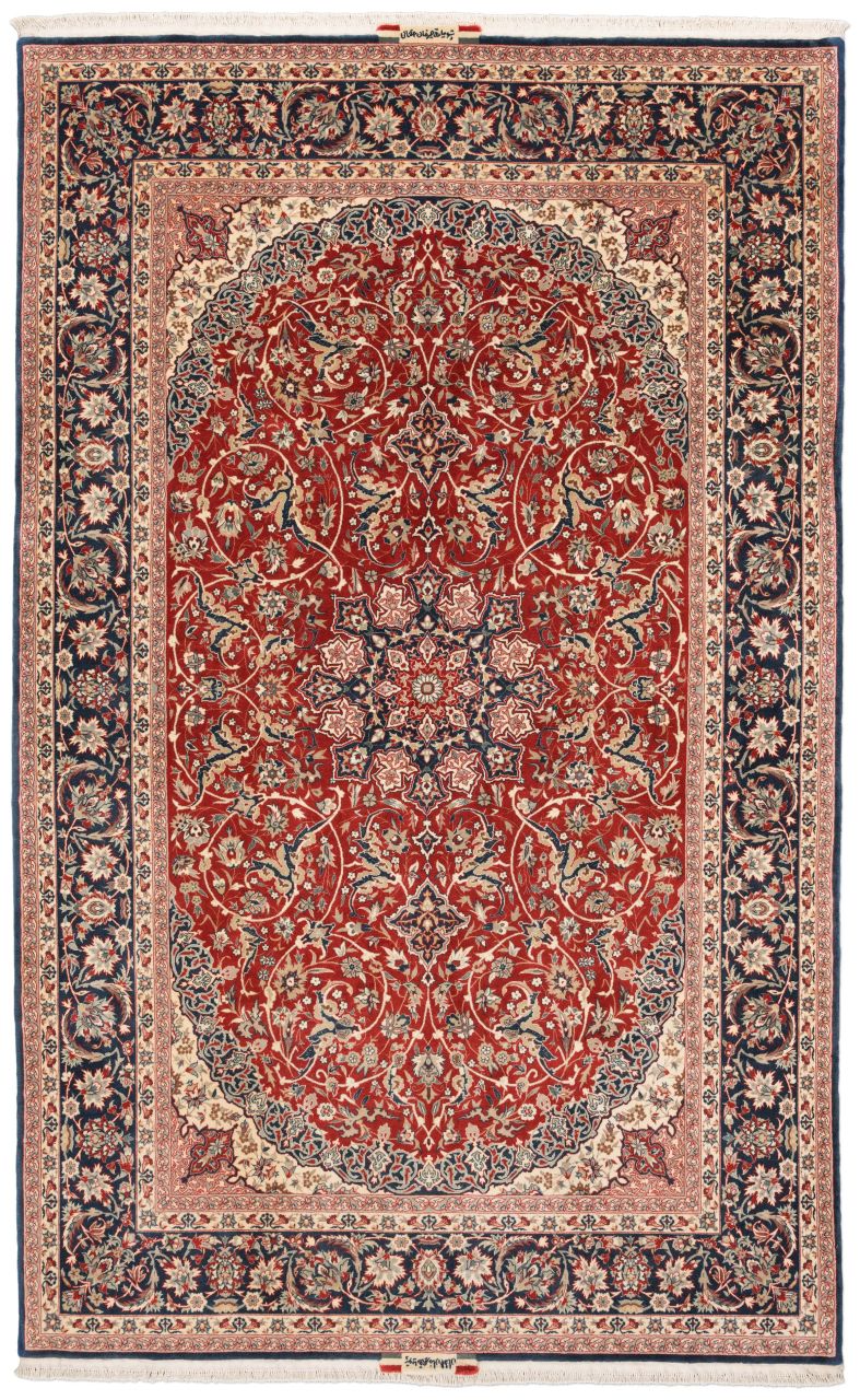 handgeknüpfter Orienteppich Essfahan aus China Maß 248x155 cm