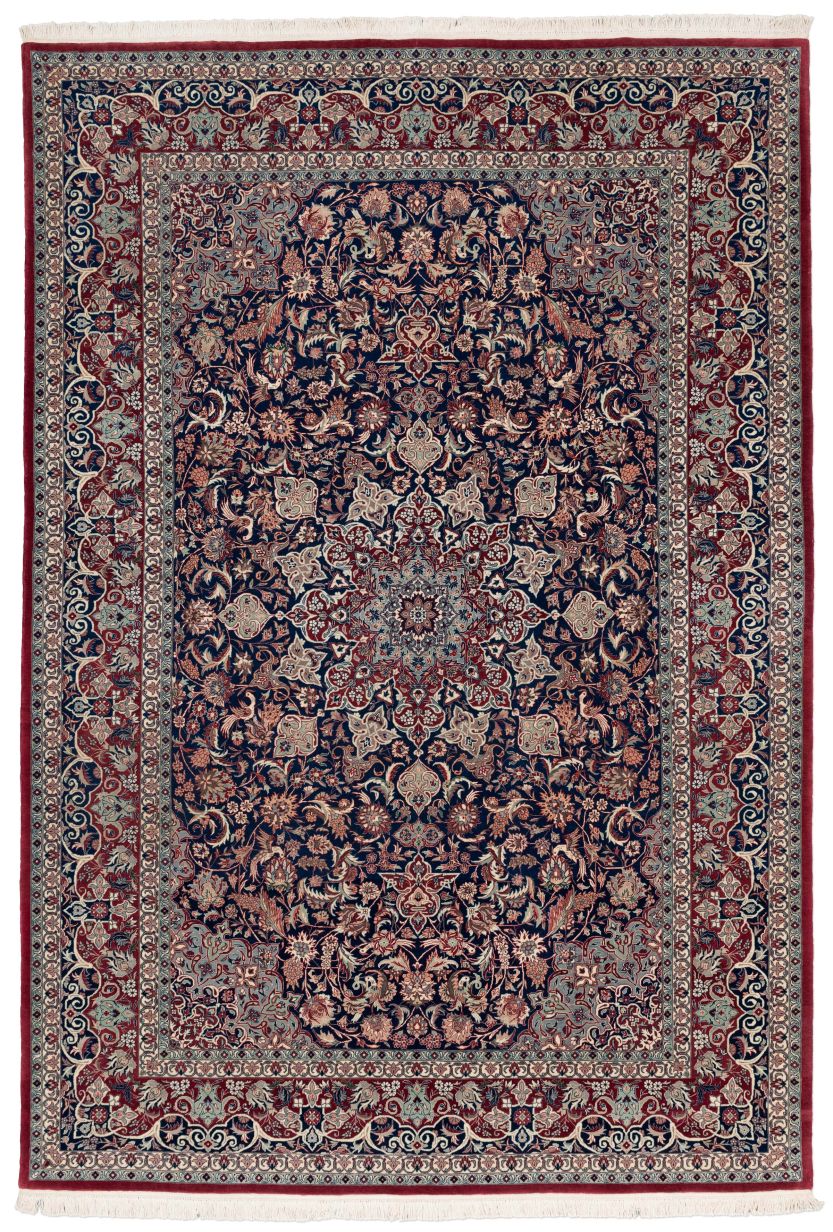 handgeknüpfter Orienteppich Essfahan aus China Maß 285x189 cm