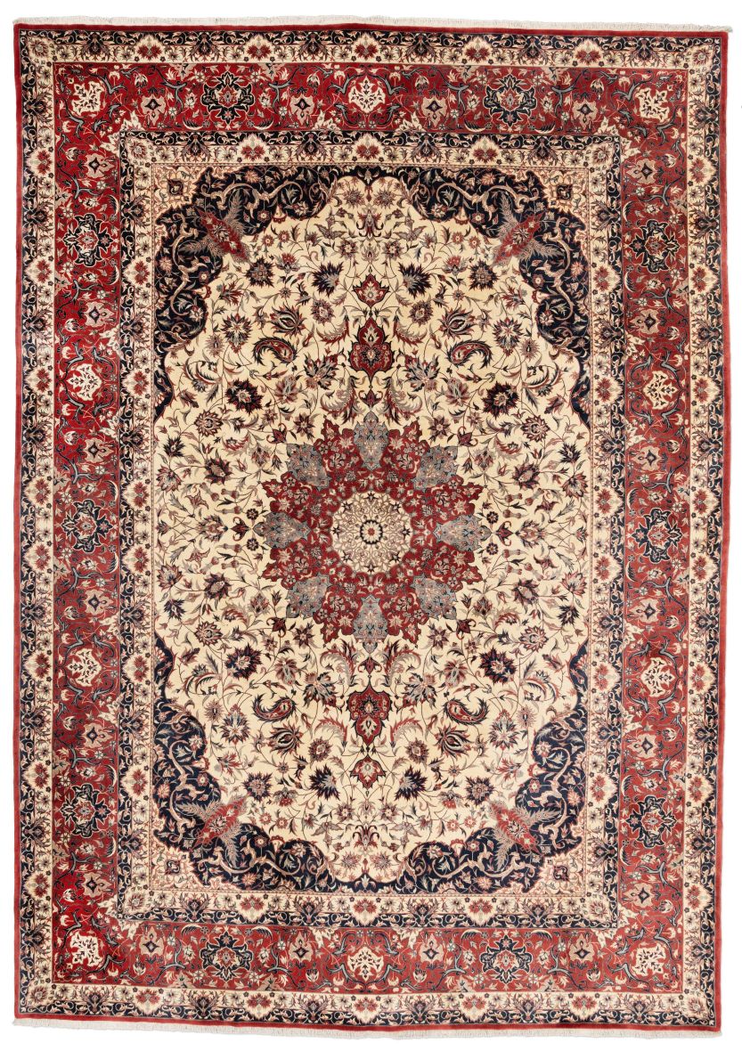 handgeknüpfter Orienteppich Essfahan aus China Maß 358x252 cm