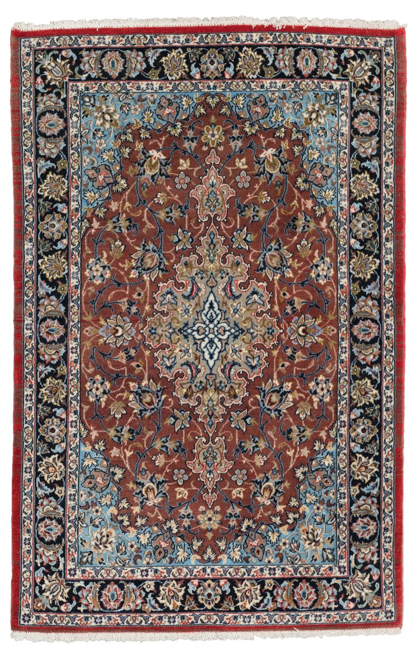 handgeknüpfter Orienteppich Essfahan aus Persien Maß 107x71 cm