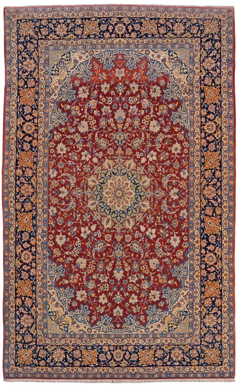 handgeknüpfter Orienteppich Essfahan aus Persien Maß 333x206 cm