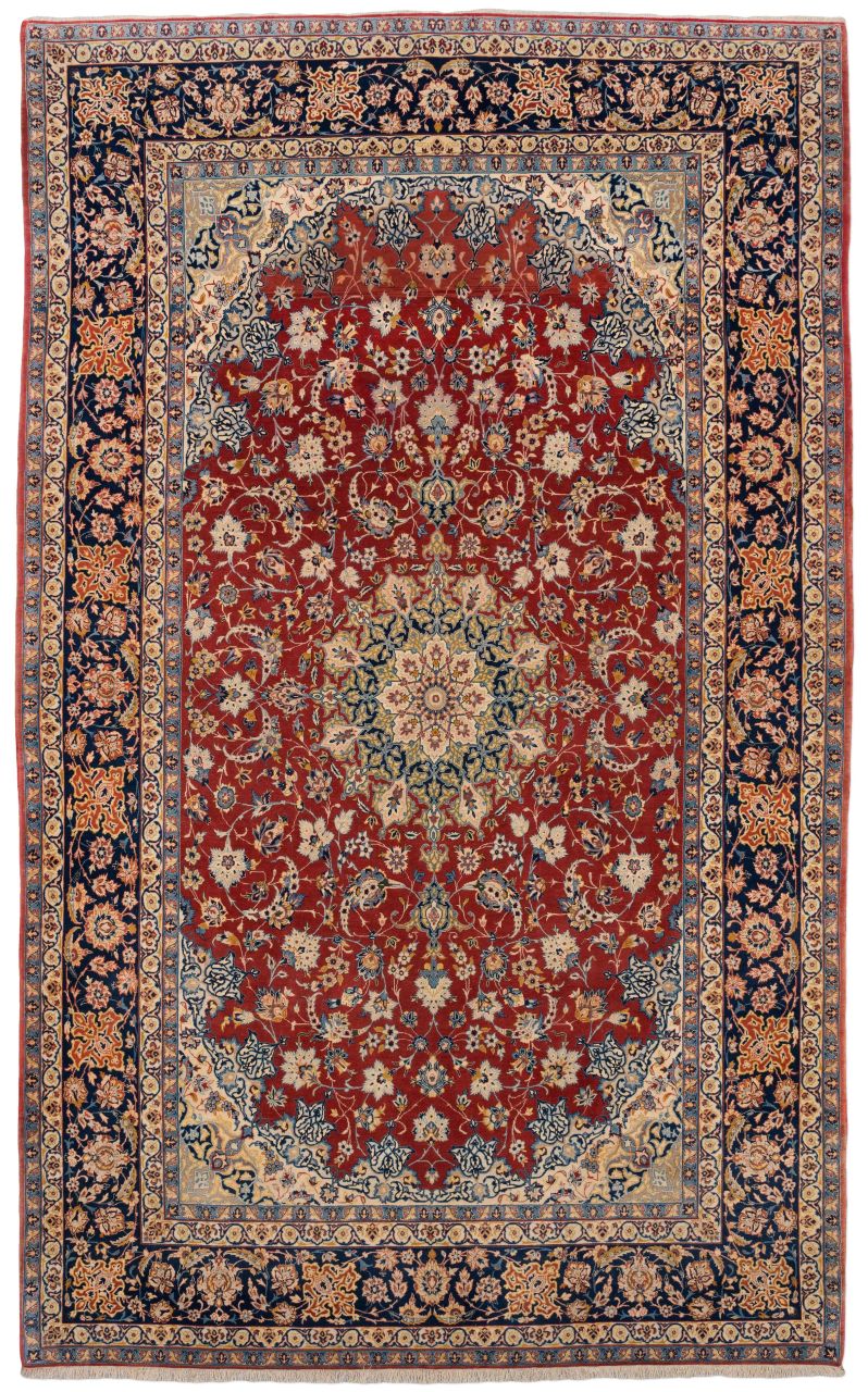 handgeknüpfter Orienteppich Essfahan aus Persien Maß 333x206 cm
