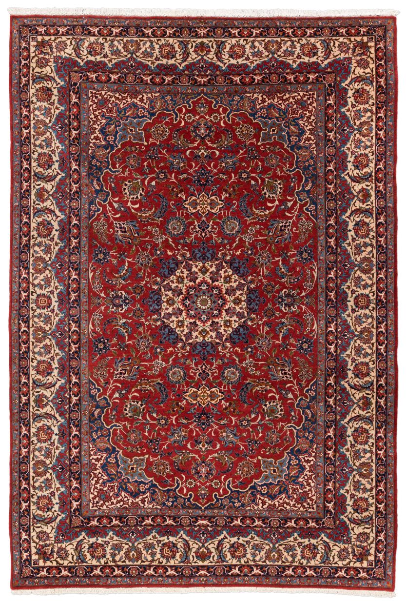 handgeknüpfter Orienteppich Essfahan aus Persien Maß 344x231 cm