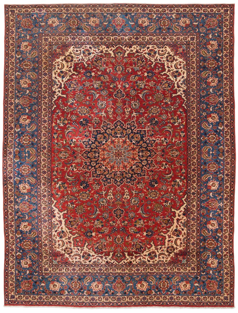 handgeknüpfter Orienteppich Essfahan aus Persien Maß 395x300 cm