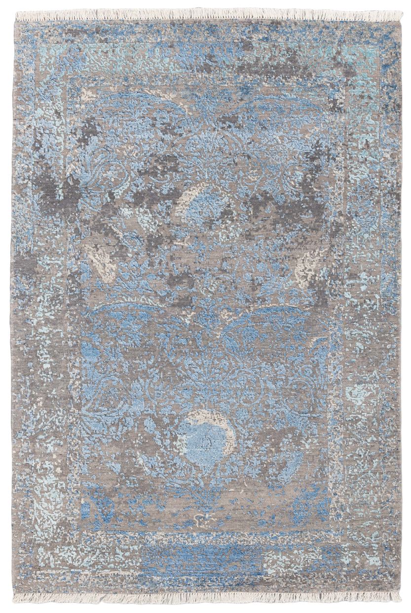 handgeknüpfter Orienteppich Eterno aus Indien Maß 182x123 cm