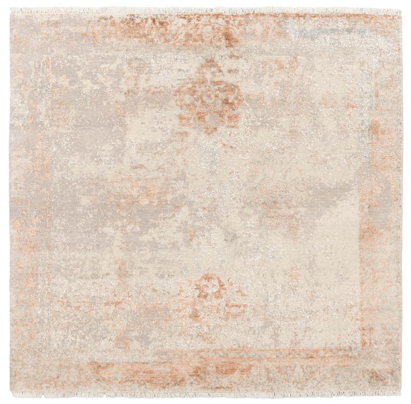 handgeknüpfter Orienteppich Eterno aus Indien Maß 205x199 cm