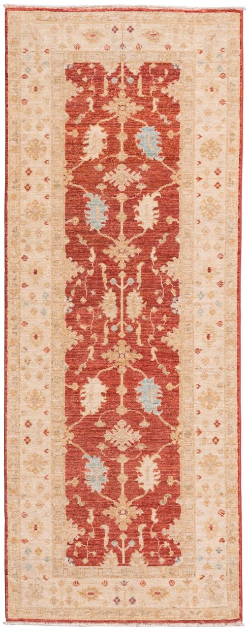 handgeknüpfter Orienteppich Ferahan aus Afghanistan Maß 199x77 cm