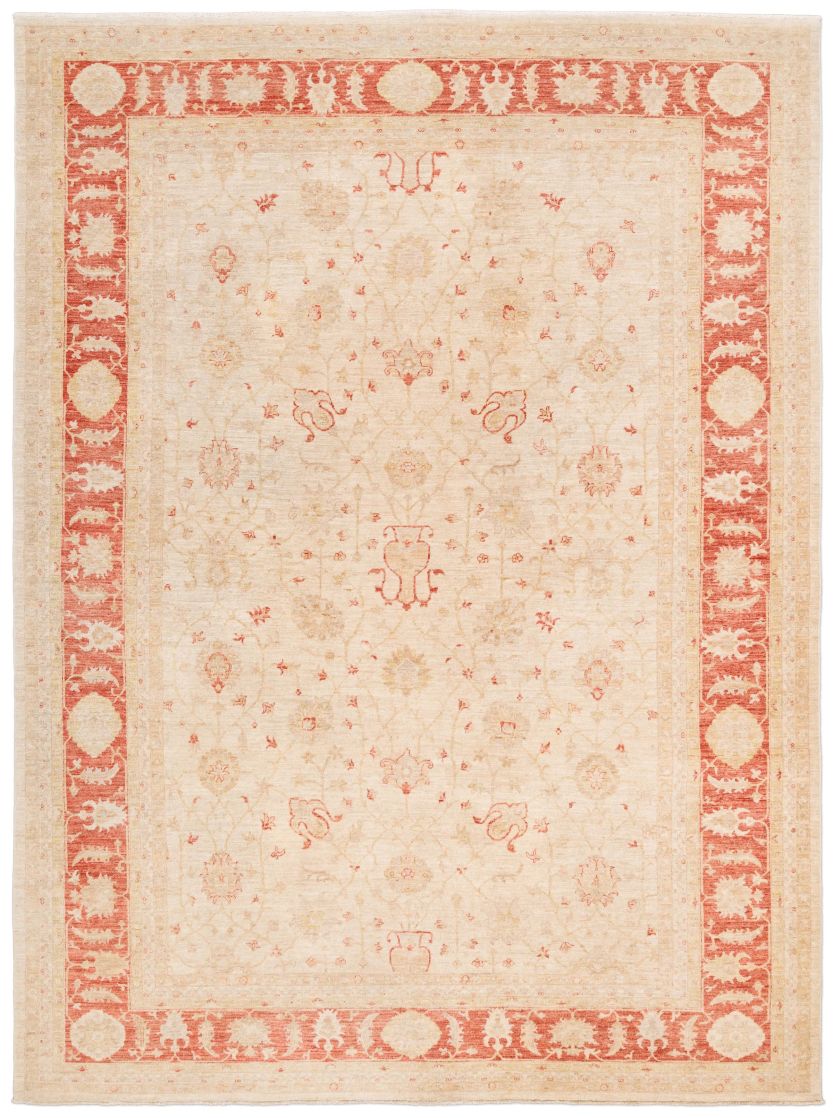 handgeknüpfter Orienteppich Ferahan aus Afghanistan Maß 390x293 cm