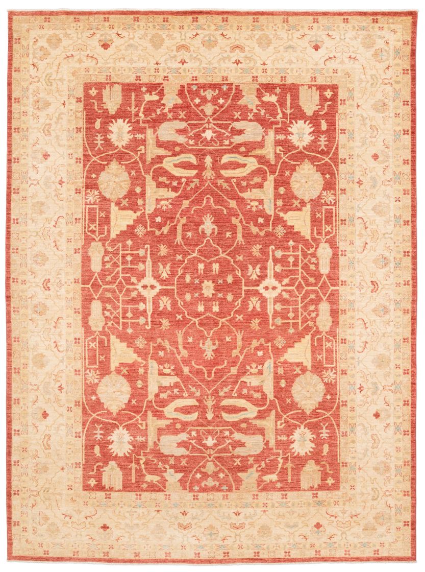 handgeknüpfter Orienteppich Ferahan aus Afghanistan Maß 392x293 cm