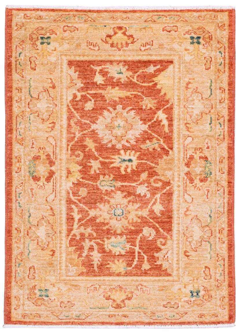 handgeknüpfter Orienteppich Ferahan aus Afghanistan Maß 92x67 cm