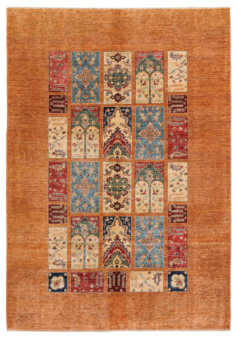 handgeknüpfter Orienteppich Ferahan-Bachtiari aus Afghanistan Maß 291x202 cm