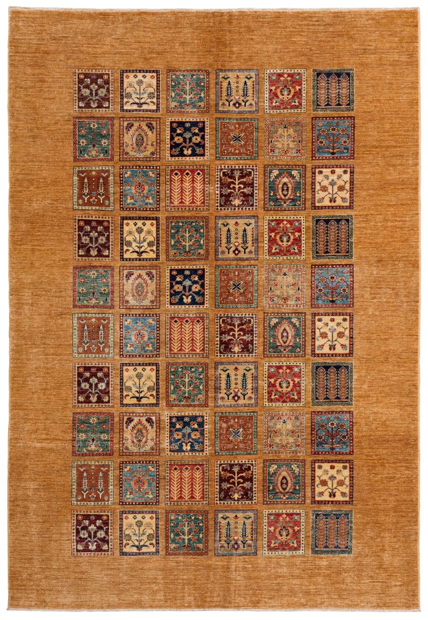 handgeknüpfter Orienteppich Ferahan-Bachtiari aus Afghanistan Maß 296x203 cm