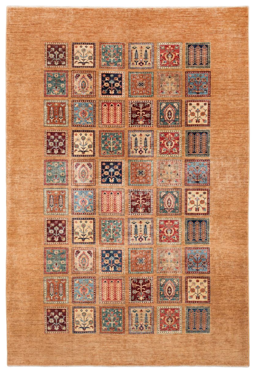 handgeknüpfter Orienteppich Ferahan-Bachtiari aus Afghanistan Maß 296x203 cm