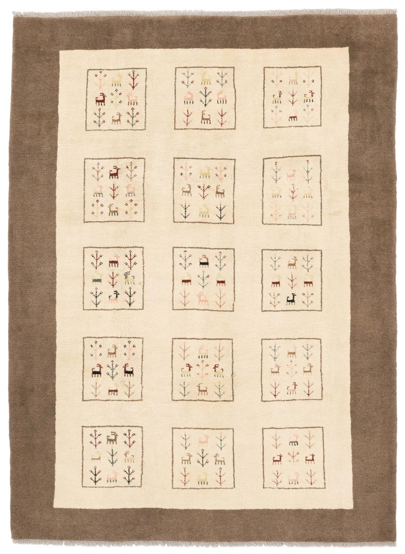 handgeknüpfter Orienteppich Gabbeh-Basic aus Persien Maß 285x210 cm