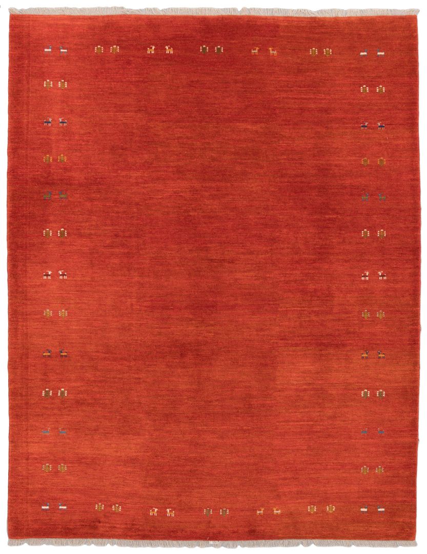 handgeknüpfter Orienteppich Gabbeh aus Persien Maß 336x265 cm