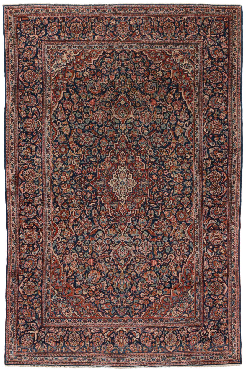 handgeknüpfter Orienteppich Gaswin aus Persien Maß 199x130 cm