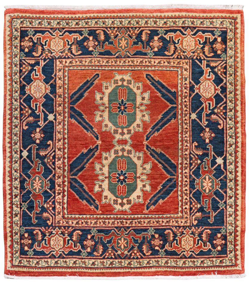 handgeknüpfter Orienteppich Ghadimi aus Persien Maß 135x122 cm