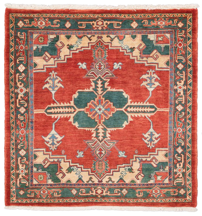 handgeknüpfter Orienteppich Ghadimi aus Persien Maß 140x136 cm