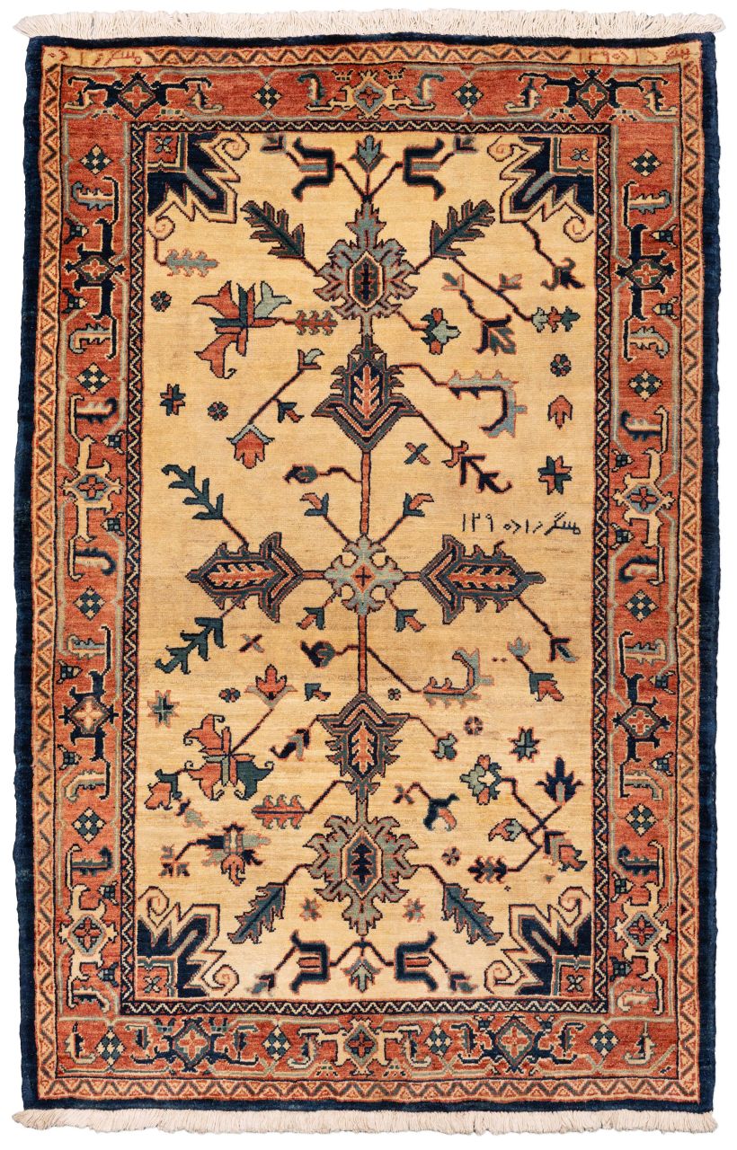 handgeknüpfter Orienteppich Ghadimi aus Persien Maß 182x118 cm