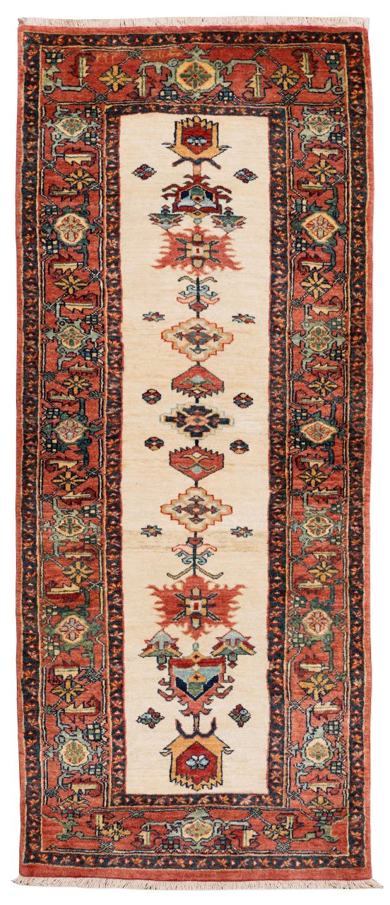 handgeknüpfter Orienteppich Ghadimi aus Persien Maß 185x77 cm